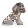 Dog Beach Shirt, Beige, M (4-4.5kg) - Summer Pet Clothes