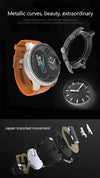T3 Dual Display Smart Watch For Men IP68 Waterproof Fitness Bracelet 15 Days Standby Business Smartwatch Activity Tracker(Blue)