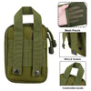 1000D Nylon Bag Outdoor Waist Fanny Pack Mobile Phone Key Mini Tools Waterproof Sport Pouch(Green)