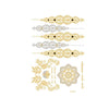 10 PCS Waterproof Hot Stamping Fashion Temporary Tattoo Stickers(VT-334)