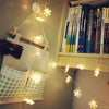 3m 20 LEDs USB Home New Year Christmas Decoration Snowflake Garland Light(Warm White)