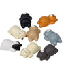 Cartoon Cat Fridge Magnet Resin Ornament Ornament Without Magnetic Sticker(Brown Cat)