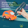 USB Charging Low-Temperature Wireless Graffiti Printing Pen Set Children DIY 3D Painting Pen(Pink)