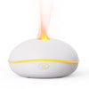 SD13 200ML Car USB Flame Aromatherapy Diffuser Home LED Night Light Silent Mist Humidifier(White)