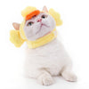 Bee Cat Hat | Soft Velvet Pet Costume | S (25-30cm)