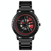SKMEI 1634 Men Waterproof Watch Fashion Quartz Watch(Black Steel Belt)