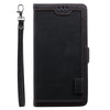 For Samsung Galaxy A36 Retro Splicing Horizontal Flip Leather Phone Case(Black)