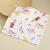 5 PCS Six-Layer Gauze Cotton Baby Square Handkerchief Saliva Towel Styles Random Delivery, Size:25x25cm