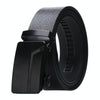 Dandali Men Automatic Buckle Belt Casual Universal Comfort Belt, Length (cm): 125cm(006 Black)