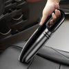 Car Handheld Portable Vacuum Cleaner Small Car Vacuum Cleaner Wired Black