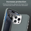For iPhone 15 Pro Max Carbon Fiber Series IMD Phone Case(Grey)