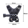 TUYU Motorcycle Helmet Chin Action Camera Mobile Phone Mounting Bracket Black Bracket+Mobile Phone Clip