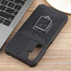 For Samsung Galaxy A16 5G / 4G Camera Shield Card Slot PC Hybrid TPU Phone Case(Black)