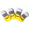 Dog Socks Anti-Slip Knitted, Duckling, Size L (4 Pack)