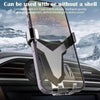 Gravity Navigation Car Air Outlet Triangular Mobile Phone Holder(Gray)
