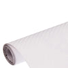 Car Decorative 3D Carbon Fiber PVC Sticker, Size: 152cm x 50cm(White)