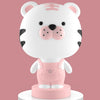 3W Cartoon Crown Pet USB Touch Control Night Light(Tiger Pink)