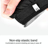 Half Finger Yoga Gloves Anti-skid Sports Gym Palm Protector, Size: M, Palm Circumference: 18cm(Black)