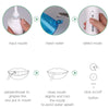 Wireless Water Floss Cleaner Portable 1400mAh USB-Rechargeable Water Flosser IPX7 Waterproof Oral Irrigator, Water Tank Capacity: 300ML
