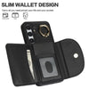 For Samsung Galaxy S25 5G Ring Holder Card Bag Skin Feel Phone Case(Black)