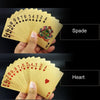 Creative Frosted Golden Dollar Back Texture Plastic From Vegas to Macau Playing Cards Texas Poker Novelty Collection Gift