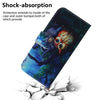 For Xiaomi Poco F6 Pro Coloured Drawing Flip Leather Phone Case(Oil Painting Owl)