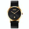 SKMEI 1907 Multifunctional Men 30M Waterproof Fashion Quartz Digital Wrist Watch(Gold)