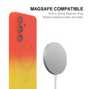 For Samsung Galaxy A16 4G / 5G ENKAY Hat-Prince MagSafe Rainbow Gradient Silicone Phone Case with Lens Film(Dark Blue)