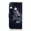 Lion Pattern Coloured Drawing Horizontal Flip Leather Case for Asus Zenfone Max (M1) ZB555KL, with Holder & Card Slots & Wallet