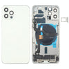 iPhone 12 Pro Back Cover Assembly White - With Side Keys & Wireless Charging