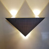 9W LED Triangle Wall Light Interior Corridor Aisle Lights(Warm White Light)