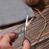 2 PCS Beard Scissors Cosmetic Small Scissors Makeup Small Tools(Pointed Head)