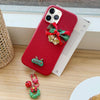 For iPhone 11 Pro Max Christmas Bells TPU Hybrid PC Phone Case(Red)