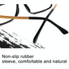 Black Frame Spring Hinge Anti Fatigue & Blue-ray Presbyopic Glasses, +1.00D