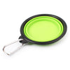 Collapsible Silicone Pet Travel Bowl (13cm, Random Colour)