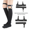 Leg Stocking Clips Anti-Drop Leg Loop Garters, Color: Black Single Head Duckbill Clip