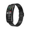 K7 1.14 inch TFT Screen Smart Call Bracelet, BT Call / Heart Rate / Blood Pressure / Blood Oxygen, Strap:Steel Strap(Black)