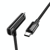 hoco U135 USB-C / Type-C to 8 Pin, USB-C / Type-C Incredible 2 in 1 Charging Data Cable, Length:1m(Black)