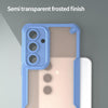 For Samsung Galaxy S24 FE 5G Armor Glaze PC Hybrid TPU Phone Case(Blue)