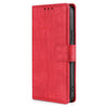 For Samsung Galaxy S25 Ultra 5G Skin Feel Crocodile Magnetic Clasp Leather Phone Case(Red)