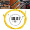 Universal Bicycle Brake Cable Tube Set(Yellow)