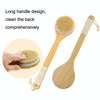 Natural Bristle Massage Exfoliating Shower Brush(As Show)