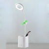 WS-8010 LED Fan Desk Lamp Bedside Desk USB Folding Desk Lamp, Colour: Pen Holder Green  Fan Blade