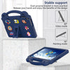 For Lenovo Tab M10 3rd Gen TB328FU / TB328XU 2022 10.1 Handle Kickstand Children EVA Shockproof Tablet Case(Navy Blue)