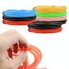 10PCS Motorcycle Modification Oil Pipe Rubber Gasoline Pipe, Length: 1m(Red)