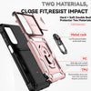 For Samsung Galaxy A16 5G Sliding Camshield Holder Phone Case(Rose Gold)