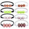 10 PCS Basketball Baseball Adjustable Braided Wire Bracelet(15)