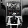 For Peugeot 307 / 308 Car Gear Lever Hand Ball Leather Gear Shift Knob, Style:6 Speed