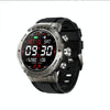 K28H 1.32 Inch Heart Rate/Blood Pressure/Blood Oxygen Monitoring Watch, Color: Silver Gray