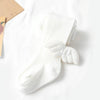 Spring And Autumn Children Tights Baby Knitting Pantyhose Size: L 2-4 Years Old(White)
